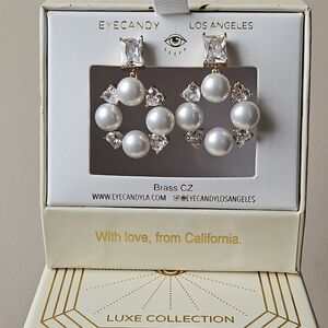 Eye Candy Los Angeles  Helen Drop Earrings